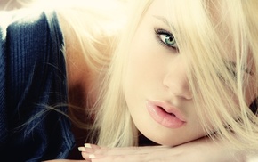 girl, model, simple background