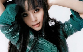 simple background, model, Asian