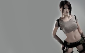 figure, Tomb Raider, girls, boobs, girl