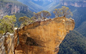 canyon, height, mountain, sky, rock