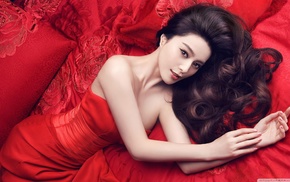 red dress, Asian