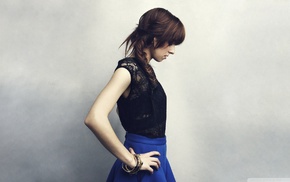 Christina Grimmie, blue dress, model, girl