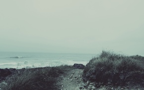 road, beach