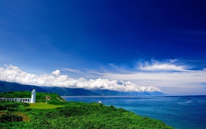 sky, sea, clouds, stunner