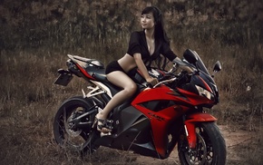 girl, Honda CBR, model
