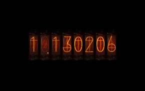 SteinsGate, anime, time travel, Divergence Meter, Nixie Tubes