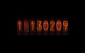Nixie Tubes, anime, time travel, Divergence Meter, SteinsGate