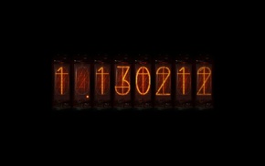 anime, time travel, Divergence Meter, SteinsGate, Nixie Tubes