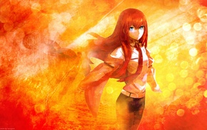 Makise Kurisu, anime, anime girls, SteinsGate