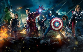 The Avengers, Black Widow, Chris Hemsworth, Clint Barton, Captain America, movies