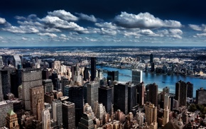 city, skyscraper, HDR, New York City