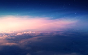 sky, clouds