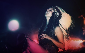 filter, headdress, singer, Lana Del Rey