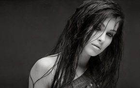 monochrome, girl