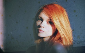 girl, redhead