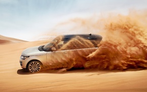 cars, desert, speed, auto, sand
