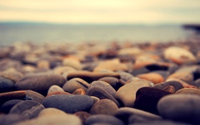 beach, stones