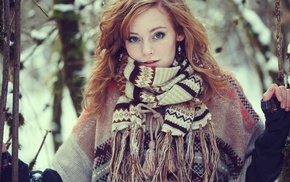 girl, redhead